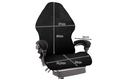 Univerzálny poťah na hernú stoličku – čierny