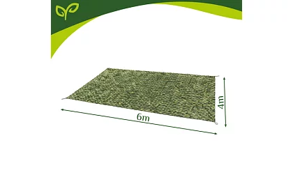 Vojenská maskovacia sieť 4 × 6 metrov + 100 sťahovacích pásikov