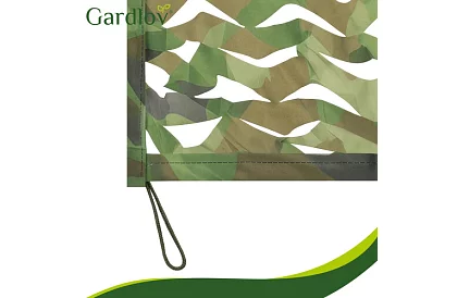 Vojenská maskovacia sieť 4 × 6 metrov + 100 sťahovacích pásikov