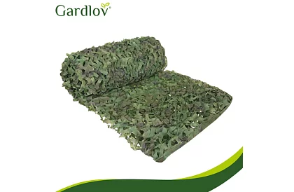 Vojenská maskovacia sieť 4 × 6 metrov + 100 sťahovacích pásikov