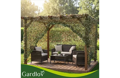 Vojenská maskovacia sieť 4 × 6 metrov + 100 sťahovacích pásikov