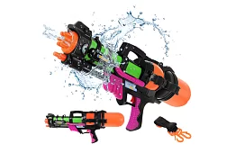 Vodná pištoľ 60 cm s nádržou 1,25 l – dostrel až 6 m