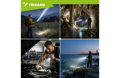 LED nabíjacia taktická svietidlo 800 lm, 5000 mAh