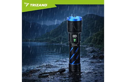 LED nabíjacia taktická svietidlo 800 lm, 5000 mAh