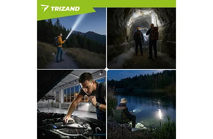 LED nabíjacia taktická svietidlo 1500 lm, 5000 mAh