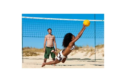 Sieť na plážový volejbal 9,5x1m – volejbal, badminton, tenis