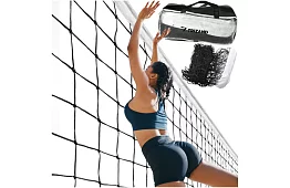 Sieť na plážový volejbal 9,5x1m – volejbal, badminton, tenis