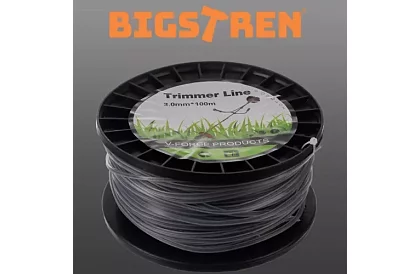 Žacia struna do krovinorezu 3 mm x 100 m - zosilnená, hranatá