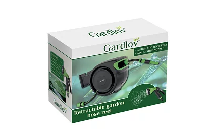 Nástenný naviják na hadice – bubon s hadicou 25 metrov