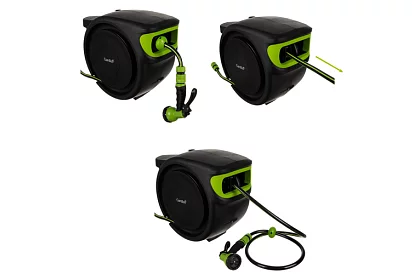 Nástenný naviják na hadice – bubon s hadicou 25 metrov