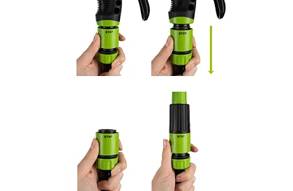 Nástenný naviják na hadice – bubon s hadicou 25 metrov