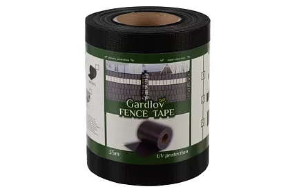 Stínící páska na plot čierna – panelová 450 g/m2 + klipy