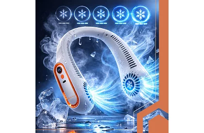 Ventilátor na krk, mini chladiaci ventilátor