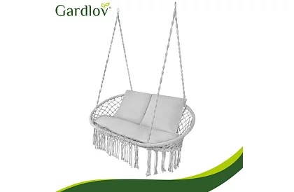 Záhradná dvojmiestna hojdačka s vankúšom - Stork's Nest