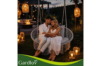 Záhradná dvojmiestna hojdačka s vankúšom - Stork's Nest