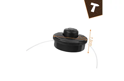 Poloautomatická kosenie hlava M10, pre struny 1,5-3 mm