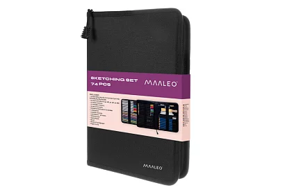 XXL Profesionálny set na skicovanie – 74 dielov v puzdre