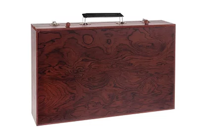 Sada na kreslenie v drevenej kufríku - 148 dielov