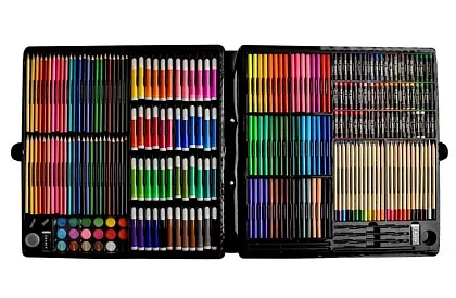 Veľká maliarska sada v kufri 288 ks
