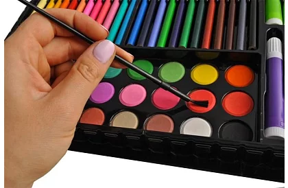 Veľká maliarska sada v kufri 288 ks