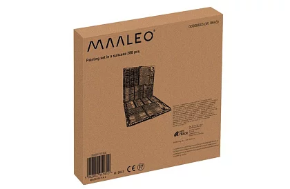 Veľká maliarska sada v kufri 288 ks