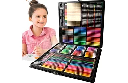 Veľká maliarska sada v kufri 288 ks
