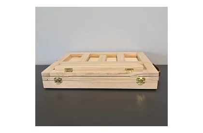 Umělecká maliarska súprava 45 kusov v drevenej schránke so stojanom