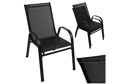 Záhradné kovové stoličky – 2 kusy v sade