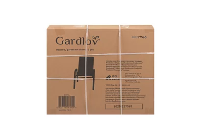 Záhradné kovové stoličky – 2 kusy v sade