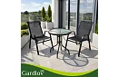 Záhradné kovové stoličky – 2 kusy v sade