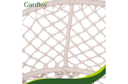 Záhradná dvojmiestna hojdačka s vankúšmi - do 300 kg