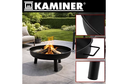 Záhradné ohnisko s madlami – 80 cm