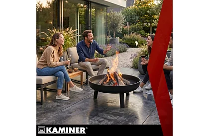 Záhradné ohnisko s madlami – 80 cm