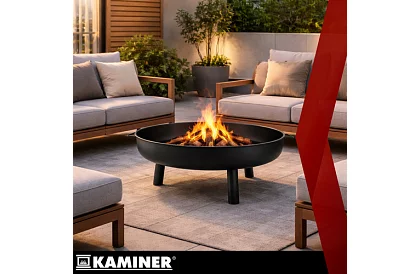 Záhradné ohnisko s madlami – 80 cm