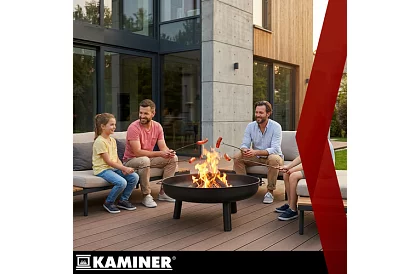 Záhradné ohnisko s madlami – 80 cm