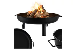 Záhradné ohnisko s madlami – 80 cm