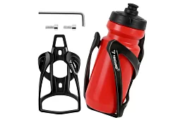 Univerzálny držiak fľaše na bicykel – čierny