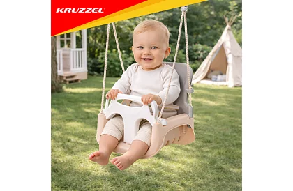 Detská závesná hojdačka do 30 kg – rastúca