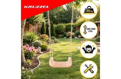 Detská závesná hojdačka do 30 kg – rastúca