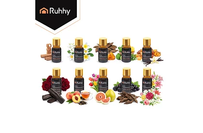 Sada esenciálnych olejov, 10 vôní – 10 ks po 10 ml