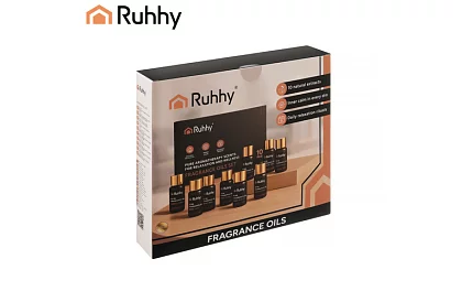 Sada esenciálnych olejov, 10 vôní – 10 ks po 10 ml