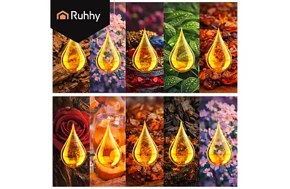 Sada esenciálnych olejov, 10 vôní – 10 ks po 10 ml