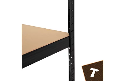 Skladový kovový regál – 5 políc – 180×90×40 cm – nosnosť 1000 kg