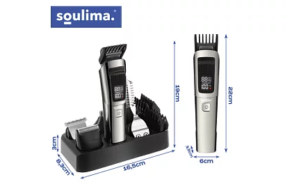 Zastrihávač vlasov a brady 8 v 1