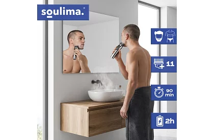 Zastrihávač vlasov a brady 8 v 1