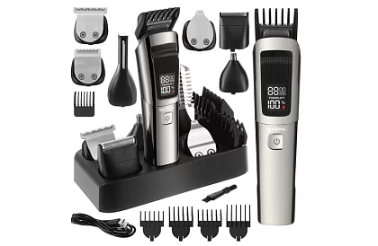 Zastrihávač vlasov a brady 8 v 1