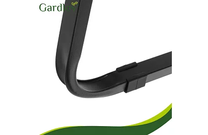 Záhradné skladacie kreslo čierne – nosnosť 120 kg