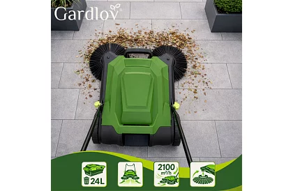 Ruční zametací stroj Nexo 2100 m2/h - 680 mm, 24 litrov