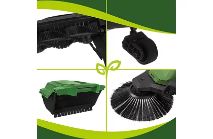 Ruční zametací stroj Nexo 2100 m2/h - 680 mm, 24 litrov