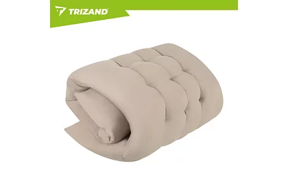 Skladacie záhradné ležadlo 3 v1 s vankúšom - béžové